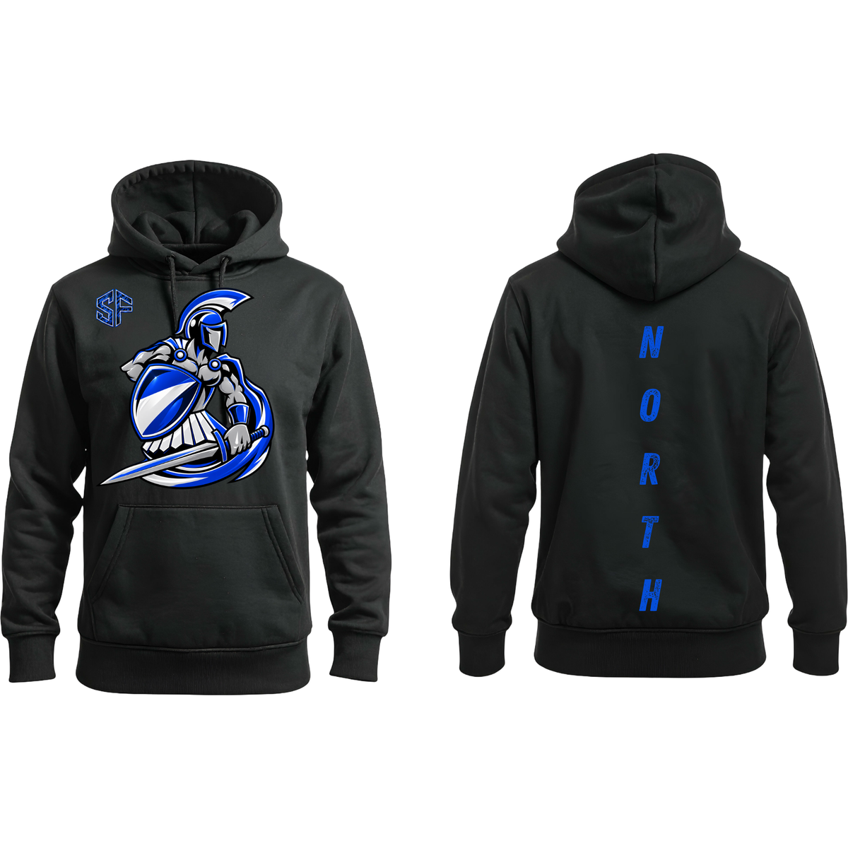 North Hardin Wrestling – Trojan Warrior Pullover Hoodie