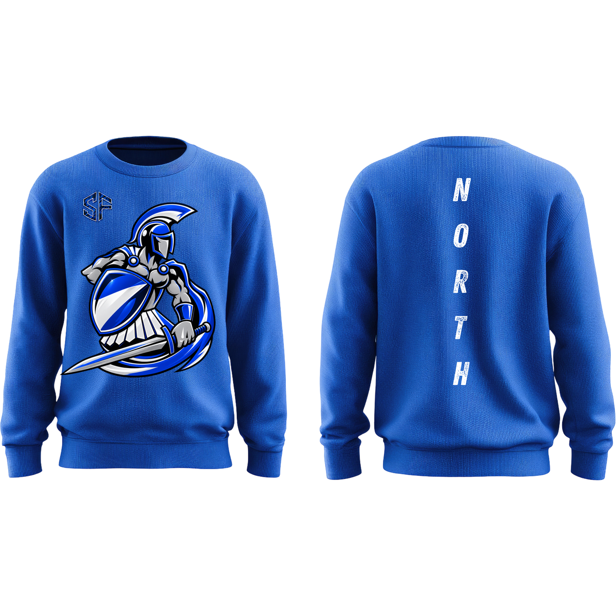 North Hardin Wrestling – Trojan Warrior Crewneck Sweatshirt