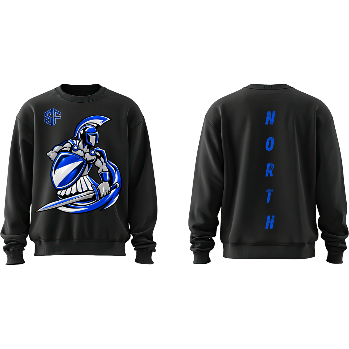 North Hardin Wrestling – Trojan Warrior Crewneck Sweatshirt
