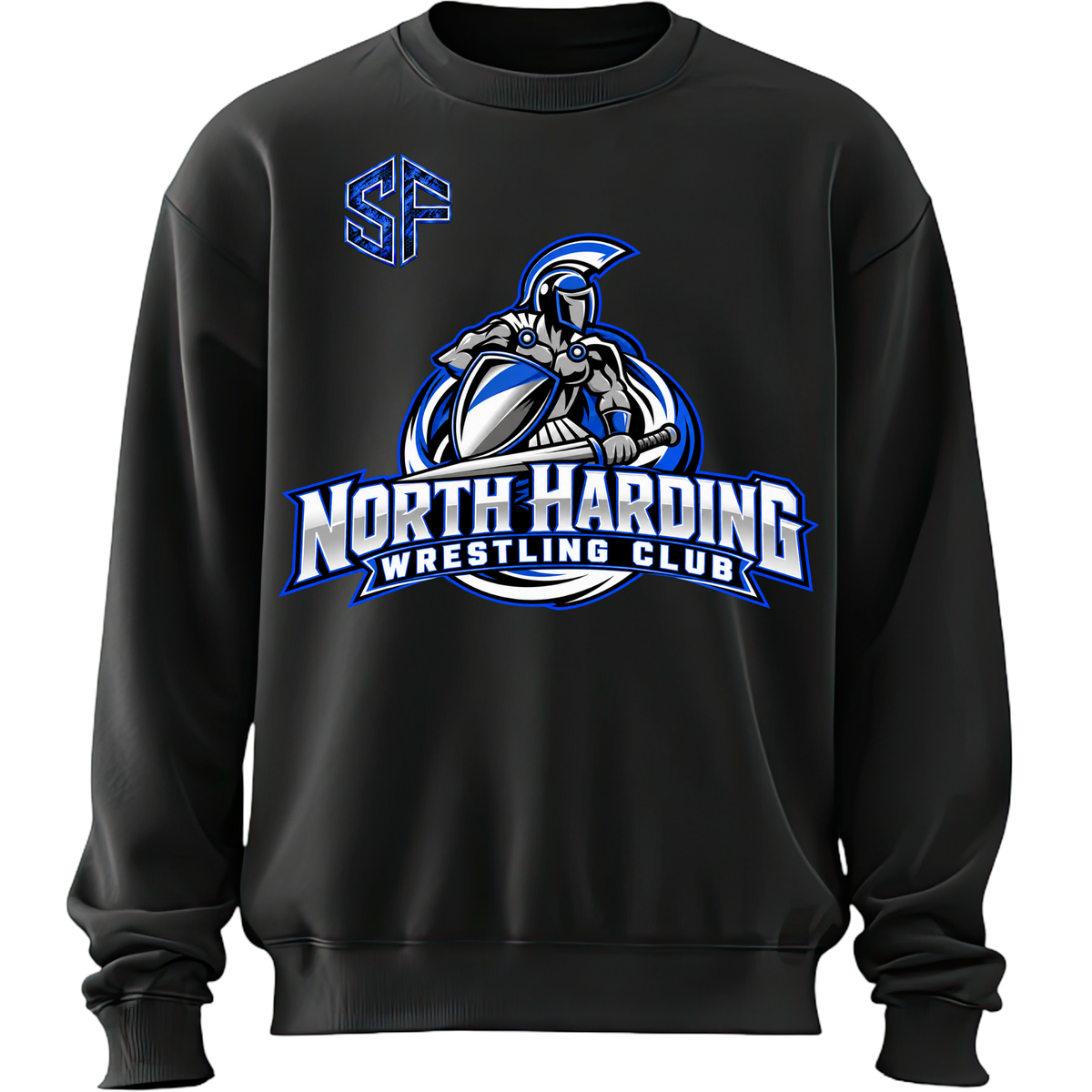 North Hardin Wrestling Club – Trojan Spirit Crewneck Sweatshirt