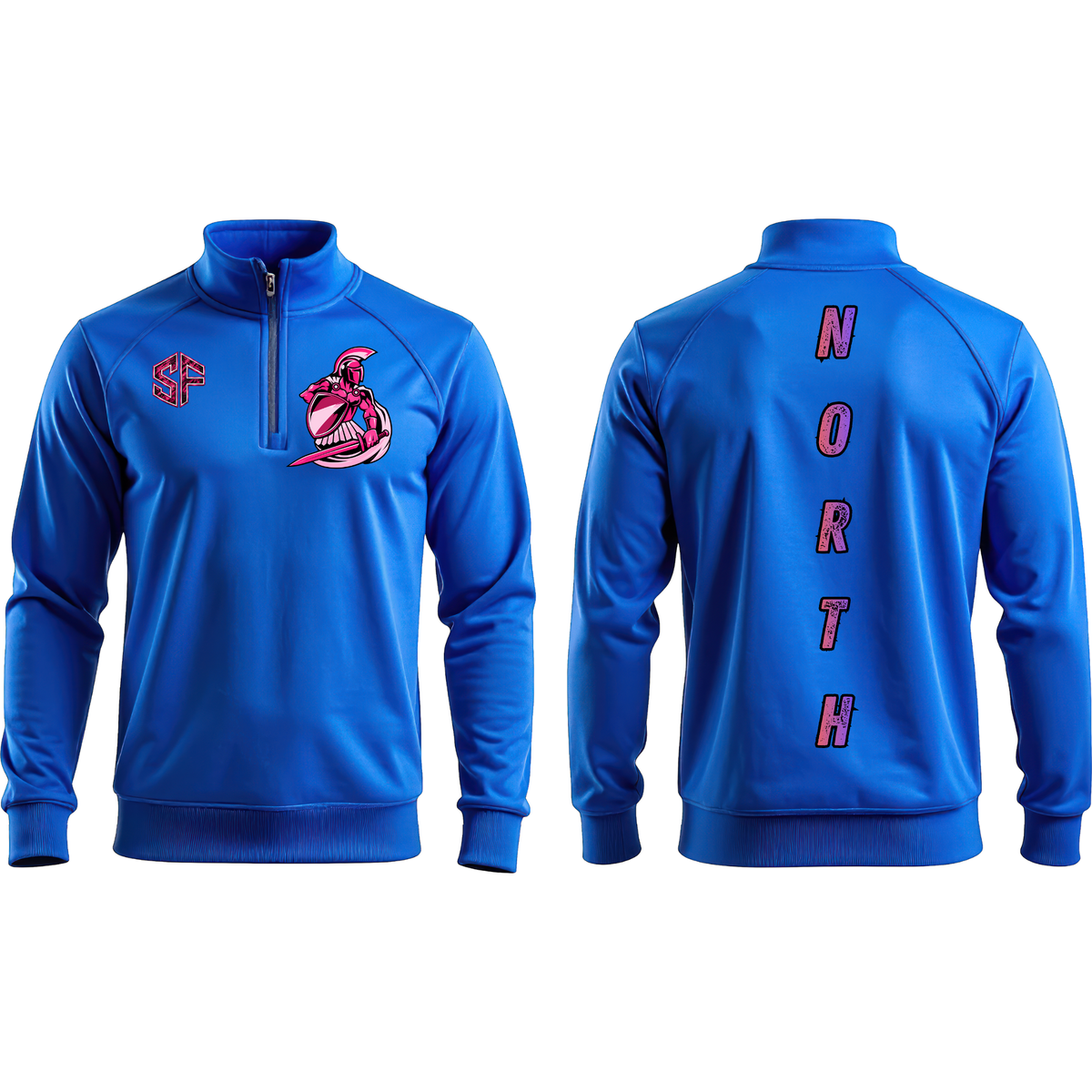 North Hardin Wrestling – Trojan Warrior 1/4 Zip Pullover