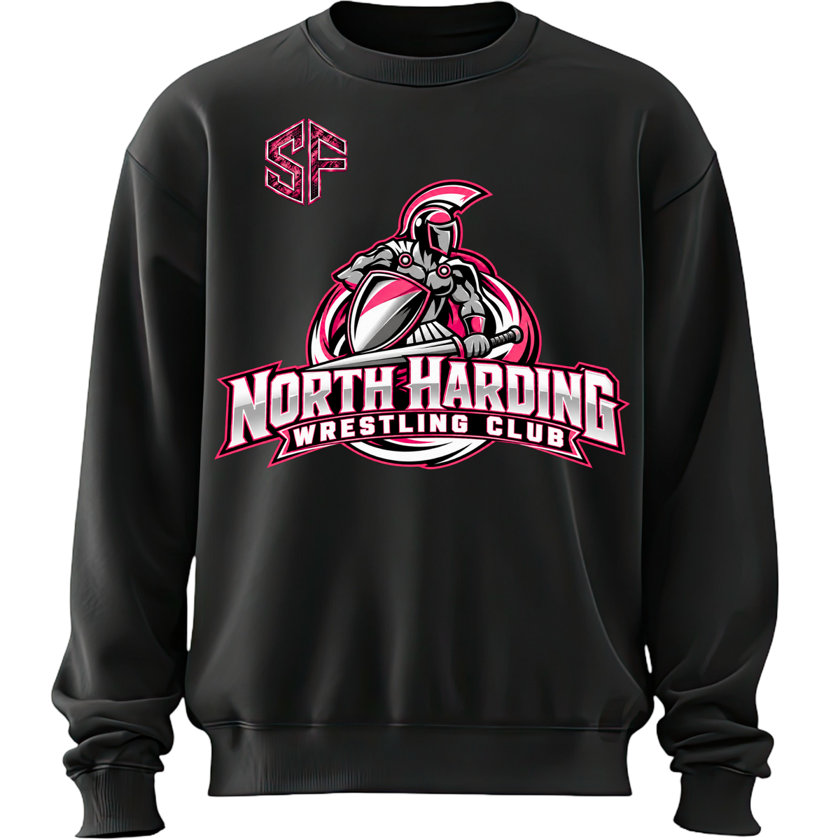 North Hardin Wrestling Club – Trojan Spirit Crewneck Sweatshirt