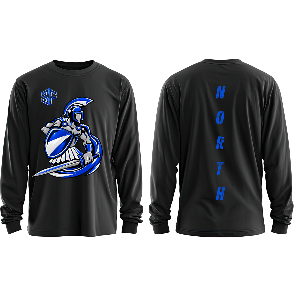 North Hardin Wrestling – Trojan Warrior Long Sleeve T-Shirt