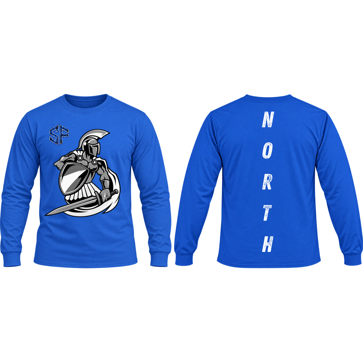 North Hardin Wrestling – Trojan Warrior Long Sleeve T-Shirt
