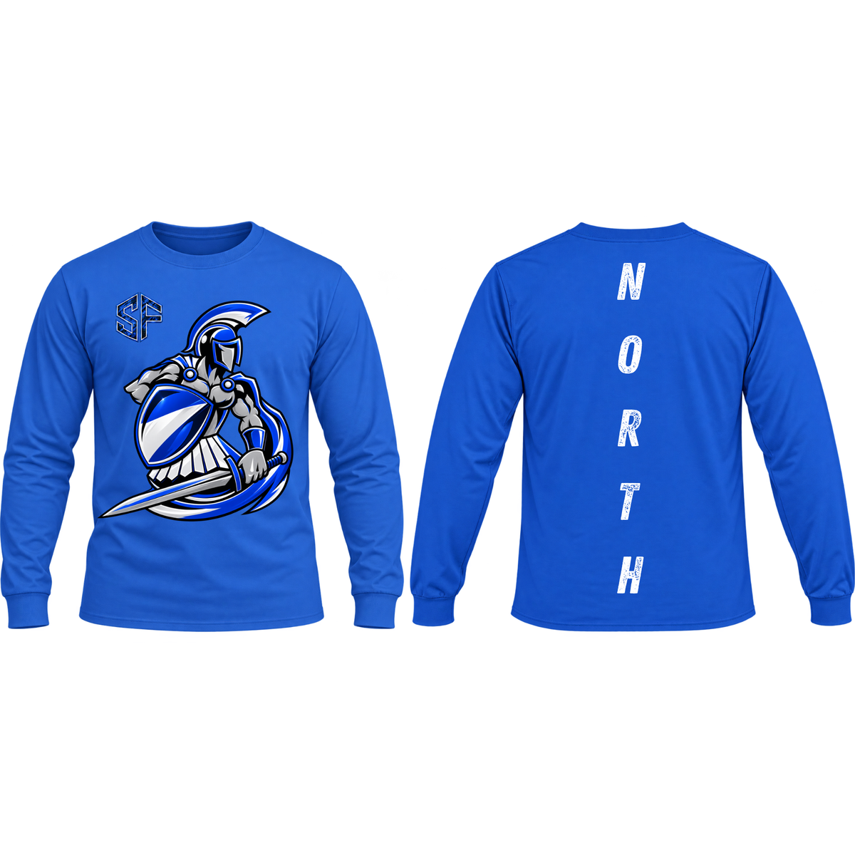 North Hardin Wrestling – Trojan Warrior Long Sleeve T-Shirt